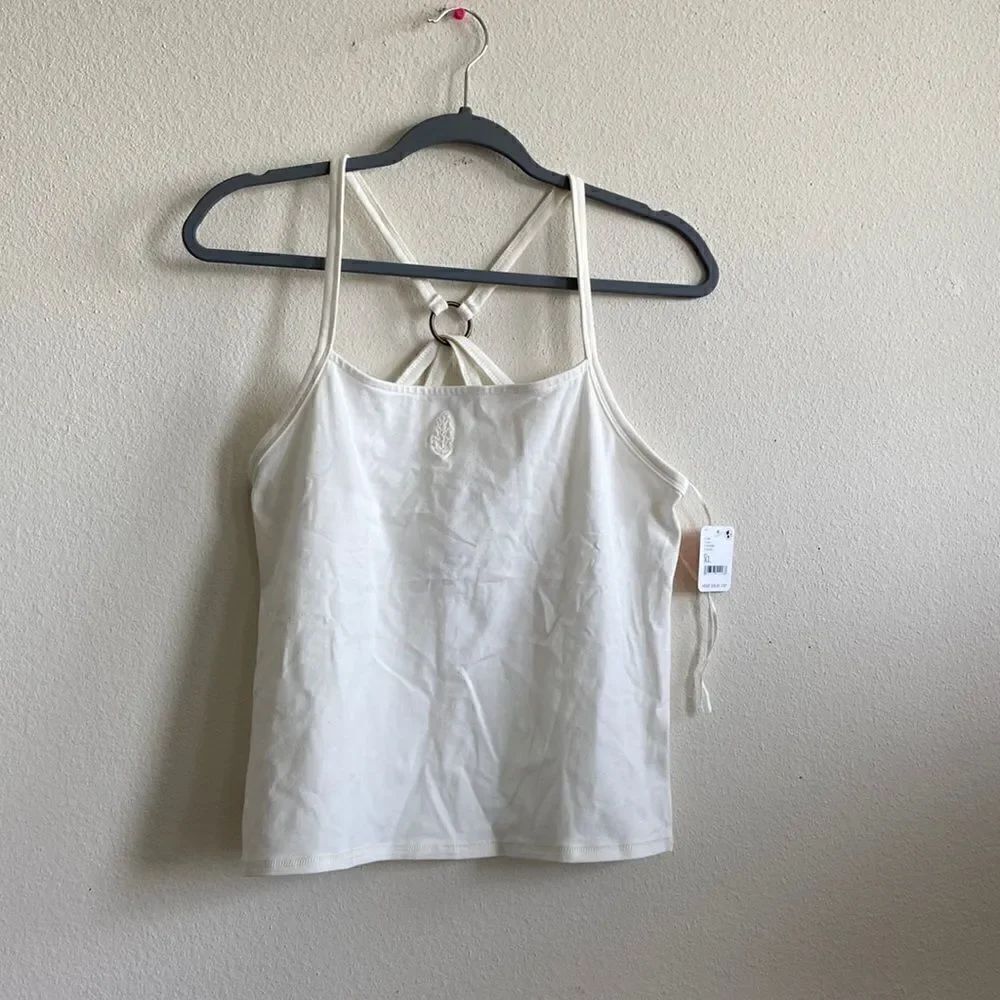 Free People Ivory Top NWT XL
